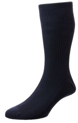 HJ Softop Socks HJ191 Navy Size 11-13
